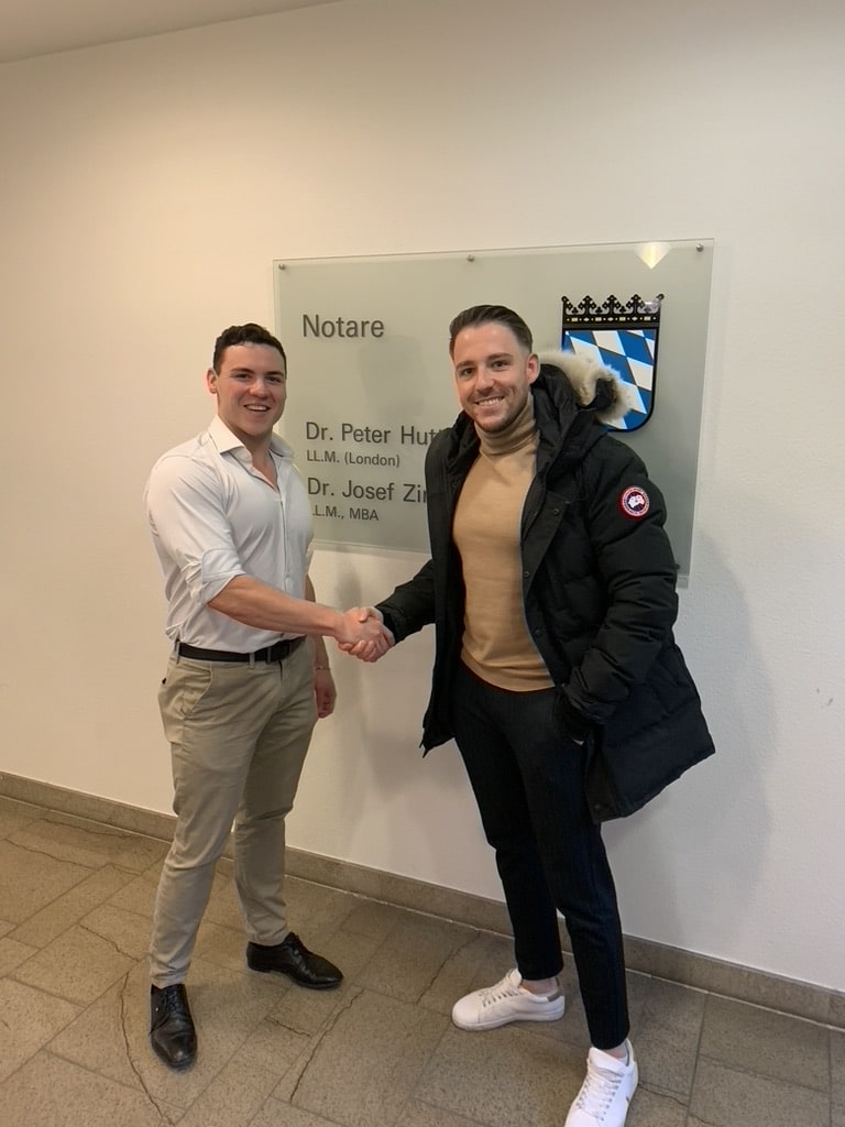 Persönliches Treffen nach abgeschlossener Immobilienentscheidung